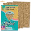 Hartie gumata, autoadeziva, cu sclipici, A4, S-COOL Foam Glitter Sticky, 10 buc/set