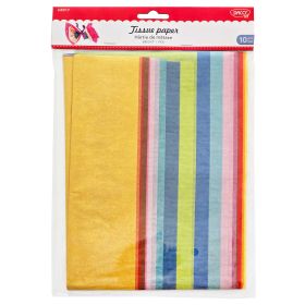 Hartie matase colorata, DACO Bright, 10 culori/set