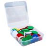 Jetoane scolare colorate din plastic, 80 buc/set, NEBO