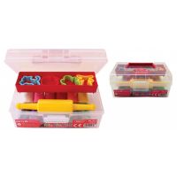 Kit plastilina 12 culori/set si 5 accesorii modelaj, DACO, 375 g Kit plastilina 12 culori/set si 5 accesorii modelaj, DACO, 375 g