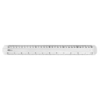 Rigla din plastic transparent 30 cm DELI Rigla din plastic transparent 30 cm DELI