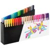 Markere tip pensula 50 culori/set, FABER-CASTELL Black Edition