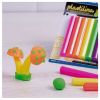 Plastilina 6 culori/set, 70 g, MILAN Neon