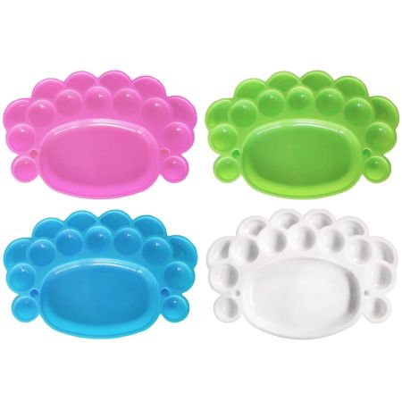 Paleta amestec culori pictura, 16 compartimente