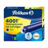 Patroane cerneala mici PELIKAN 4001, 6 buc/set