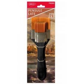 Pensule late par sintetic, DACO, 3 buc/set