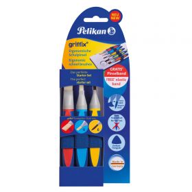 Pensule PELIKAN Griffix, 3 buc/set