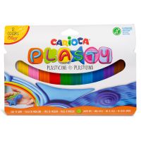 Plastilina moale 12 culori/set, 150 g CARIOCA Plasty Plastilina moale 12 culori/set, 150 g CARIOCA Plasty