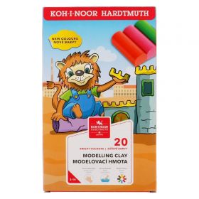 Plastilina 20 culori, 400 g, KOH-I-NOOR