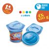 Plastilina moale, 4 culori/set, 600 g, CARIOCA Baby Dough