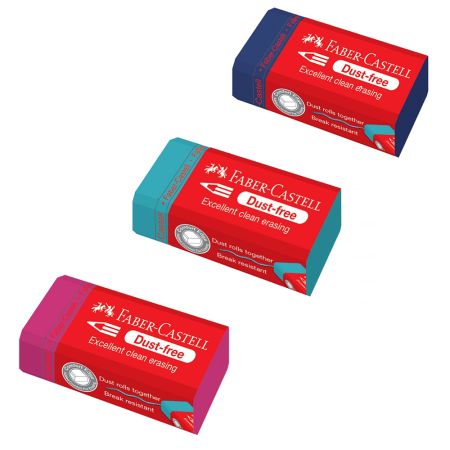 Radiera colorata dust-free Faber-Castell