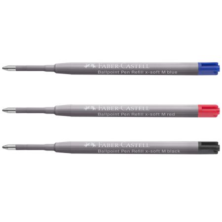 Rezerva pix varf M, metalica, FABER CASTELL