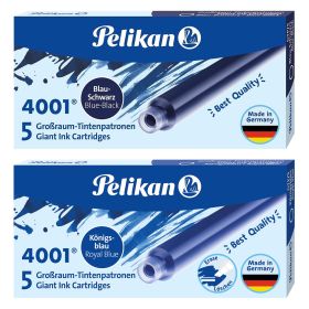 Patroane cerneala mari PELIKAN 4001, 5 buc/set
