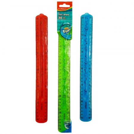 Rigla din plastic flexibila 30 cm