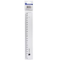 Rigla din plastic transparent ALCO, 20 cm Rigla din plastic transparent ALCO, 20 cm