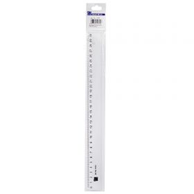 Rigla din plastic transparent ALCO, 30 cm