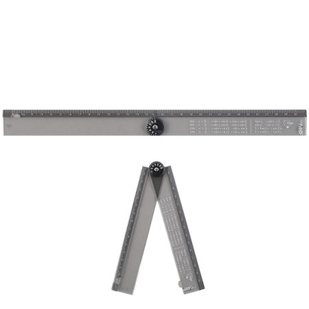 Rigla pliabila din plastic, 30 cm, DELI Orbit