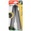 Rigla pliabila din plastic, 30 cm, DELI Orbit