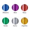 Pudra glitter DACO Multisararita, 50 g/culoare, 6 culori/set