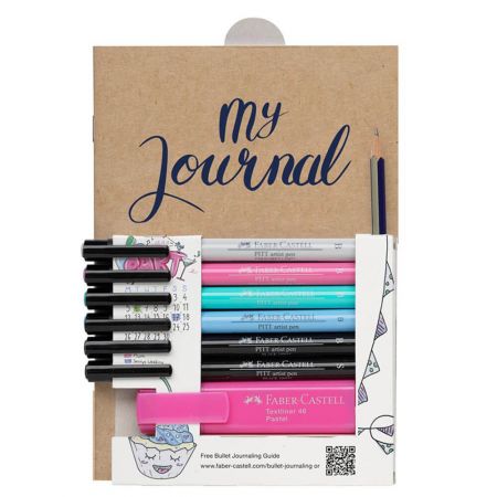 Set pentru colorat 9 piese FABER-CASTELL Bullet Journaling