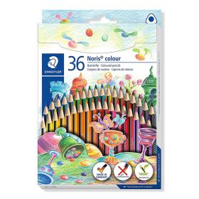 Creioane colorate triunghiulare 36 culori/set STAEDTLER Noris