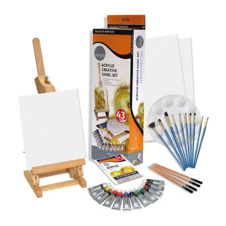 Sevalet pictura acril cu accesorii DALER ROWNEY Simply Acrylic