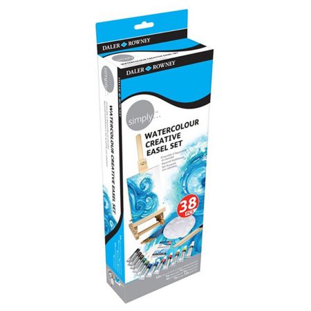 Set pictura cu sevalet DALER ROWNEY Simply Watercolour Creative