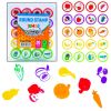 Stampile  pentru copii S-COOL Jumbo SC2284, 20 buc/set
