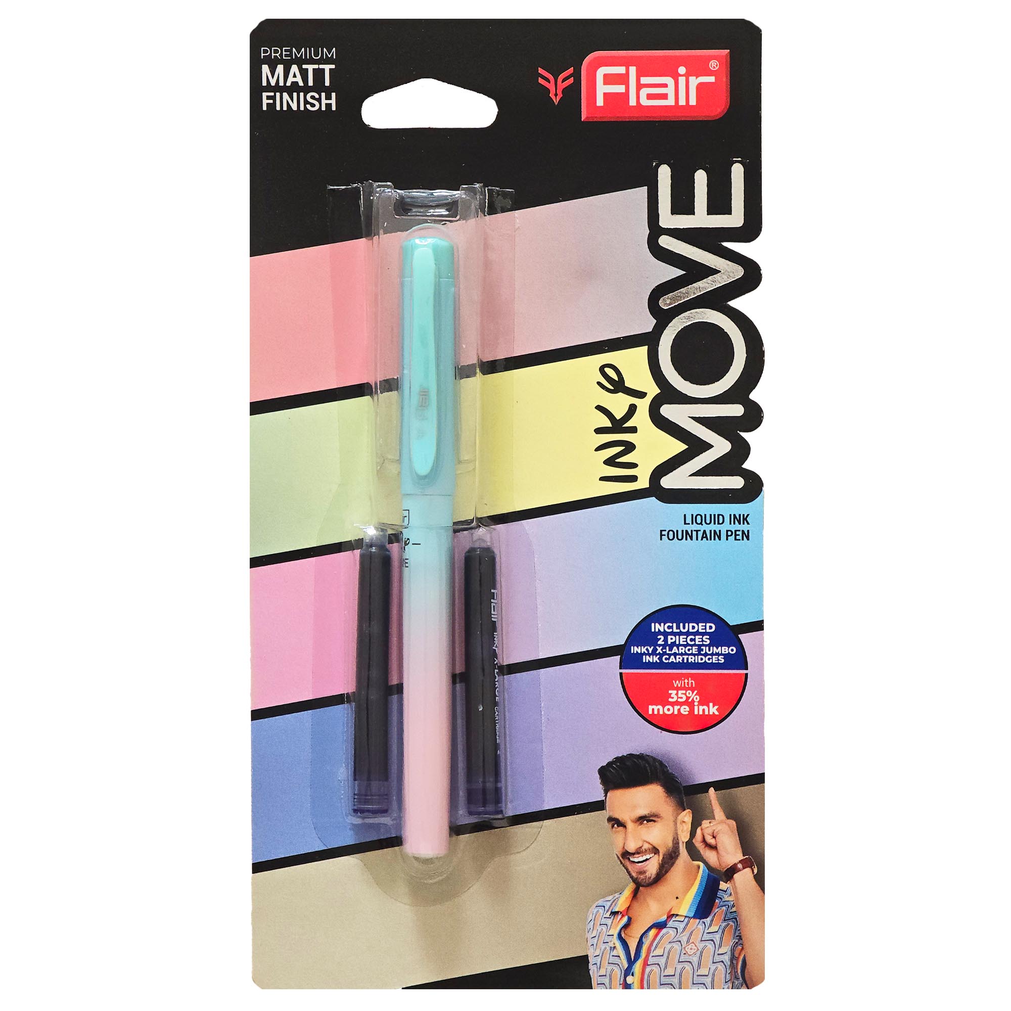 Stilou cu 2 rezerve FLAIR Inky Move | Office Direct
