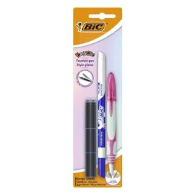 Stilou cu 6 rezerve si pic BIC Easyclic