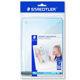Folie autoadeziva A5 si marker STAEDTLER Lumocolor Memo Board