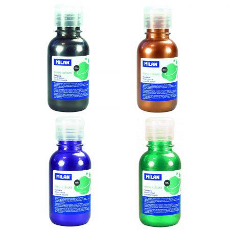 Tempera metalizata MILAN Metal Colours, 125 ml