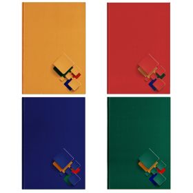 Registru A4, liniatura matematica, 192 file, Educa Unicolor