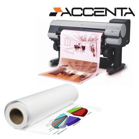 Hartie pentru plotter A0+, Accenta, 140 g, 30 m