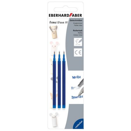 Rezerve roller 0.7 mm Erase It EBERHARD FABER, 3 buc/set