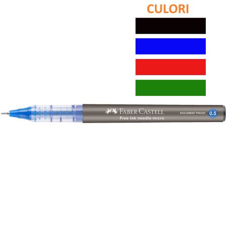 Roller 0.5 mm, varf ac FABER-CASTELL Free Ink Needle