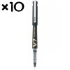 Set 10 rollere cu cerneala, 0.7 mm, PILOT V7 Hi-Tecpoint + 30 rezerve