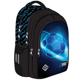 Rucsac baieti 4 compartimente ST.RIGHT BP58 Cosmic Soccer