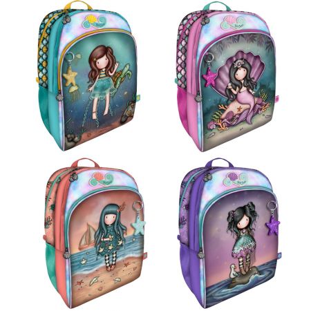 Rucsac fete, 3 compartimente, SANTORO Gorjuss Making Waves