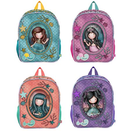 Rucsac gradinita, fete, SANTORO Gorjuss Making Waves