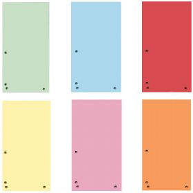 Separatoare biblioraft 100 file/set DONAU Duo