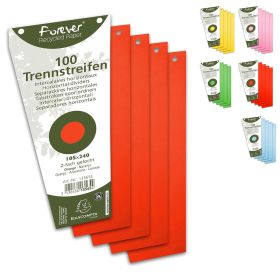 Separatoare biblioraft, 2 perforatii, 100 file, EXACOMPTA Forever Recycled