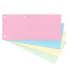 Separatoare biblioraft, 3 perforatii, 100 file, 4 culori/set, ACCENTA