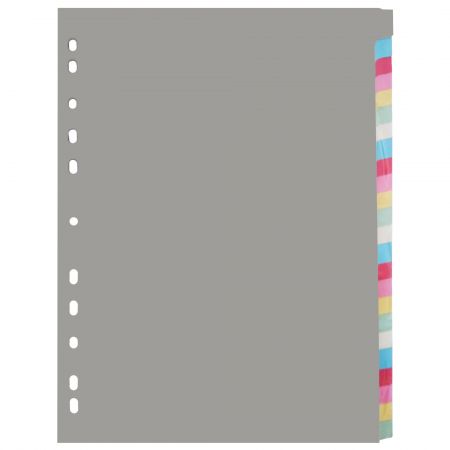 Set separatoare carton color, 24 buc OPTIMA