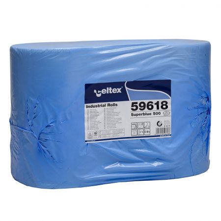 Prosop hartie industriala albastra CELTEX Industrial 59618 Super