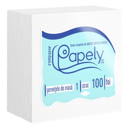 Servetele de masa, 33x33 cm, 100 buc/set, PAPELY