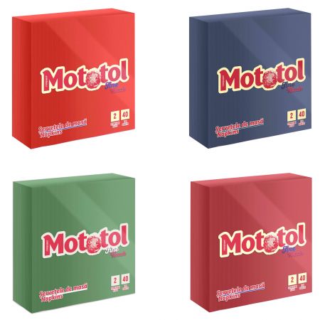 Servetele de masa, 33x33 cm, 40 buc/set, MOTOTOL Fine Touch Deep