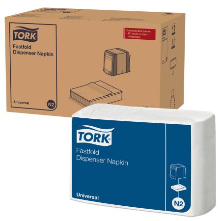 Servetele de masa 24x30 cm, 36 seturi/bax, TORK Fastfold N2