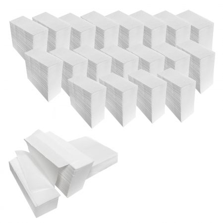 Servetele in Z pentru dispenser, 21x21 cm, 2 straturi, SANO, 200