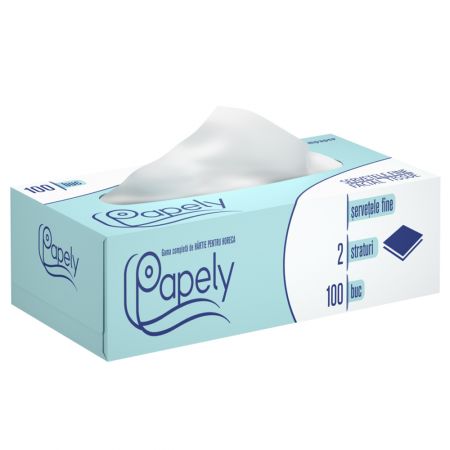 Servetele cutie 100 buc/set, PAPELY